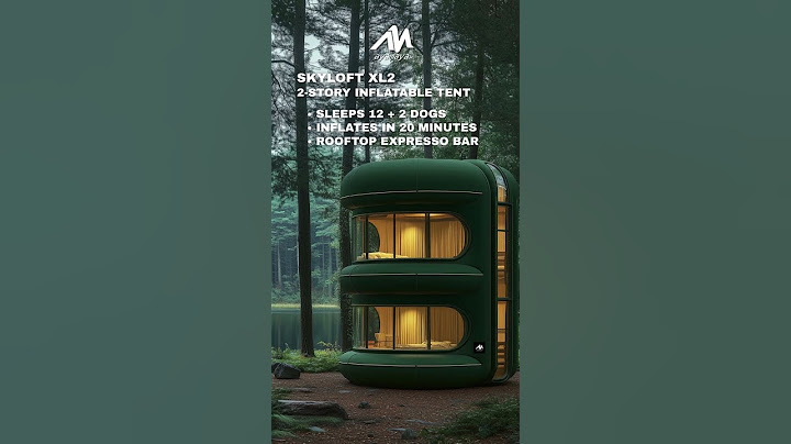 Introducing the Skyloft XL2: 2-Story Inflatable Tent for Serious Campers 😱 | April Fools!