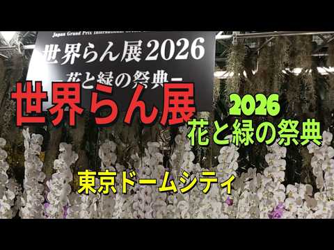 世界らん展2026 -花と緑の祭典- - YouTube