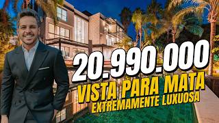 MANSÃO DE R$20.990.000,00 EM ALPHAVILLE - SP - VISTA PARA MATA E EXTREMAMENTE LUXUOSA