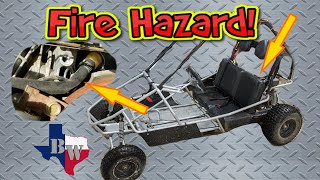 Go Kart Fire Hazard - Fuel Line Leak on Robin or Subaru engine by Bubba's Workshop 280 views 1 year ago 3 minutes, 30 seconds