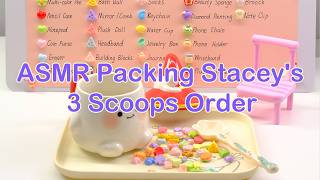Download lagu 【Litebord Lucky Scoops】ASMR Packing Stacey's 3 Scoops Upgraded Order.