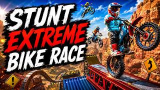Stunt Extreme Bike Race Android Gameplay screenshot 1