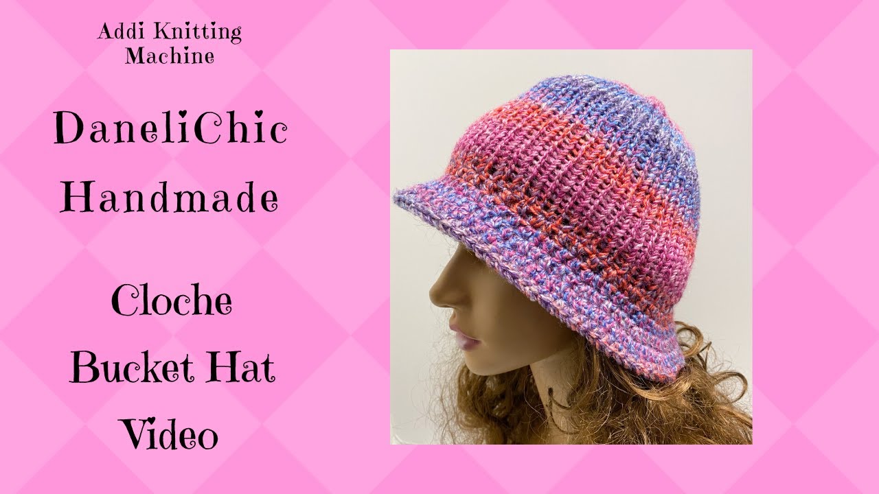 Marchen☆Clossy knit bucket hat ADDI King size Cloche Bucket Hat - KNITTING CROCHET - DIY
