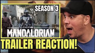 THE MANDALORIAN SEASON 3 TRAILER REACTION! | Disney+