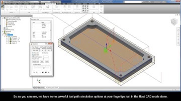 InventorCAM Jumpstart - Simulate the tool path and generate GCode