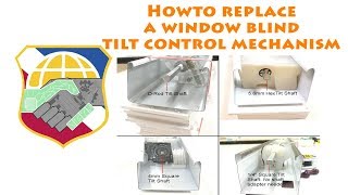 3 minute easy repairing a window blind tilt control mechanism instead of buying new by DIY Tinker 4,207 views 5 years ago 3 minutes, 8 seconds