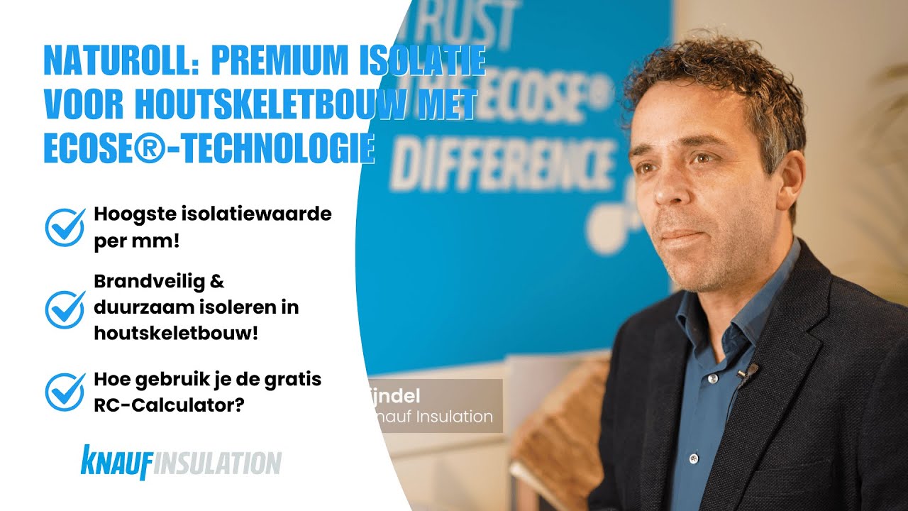 Naturoll: Premium Isolatie voor Houtskeletbouw met ECOSE®-Technology