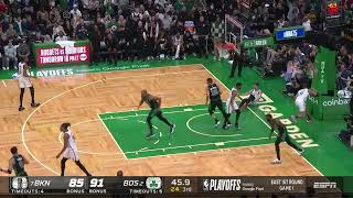 Jaylen Brown Erases Shot On One End \& Scores On The Other