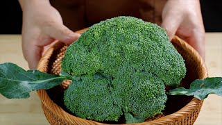 How to do broccoli delicious, teach you a trick, crisp and tender taste, nutrition does not lose