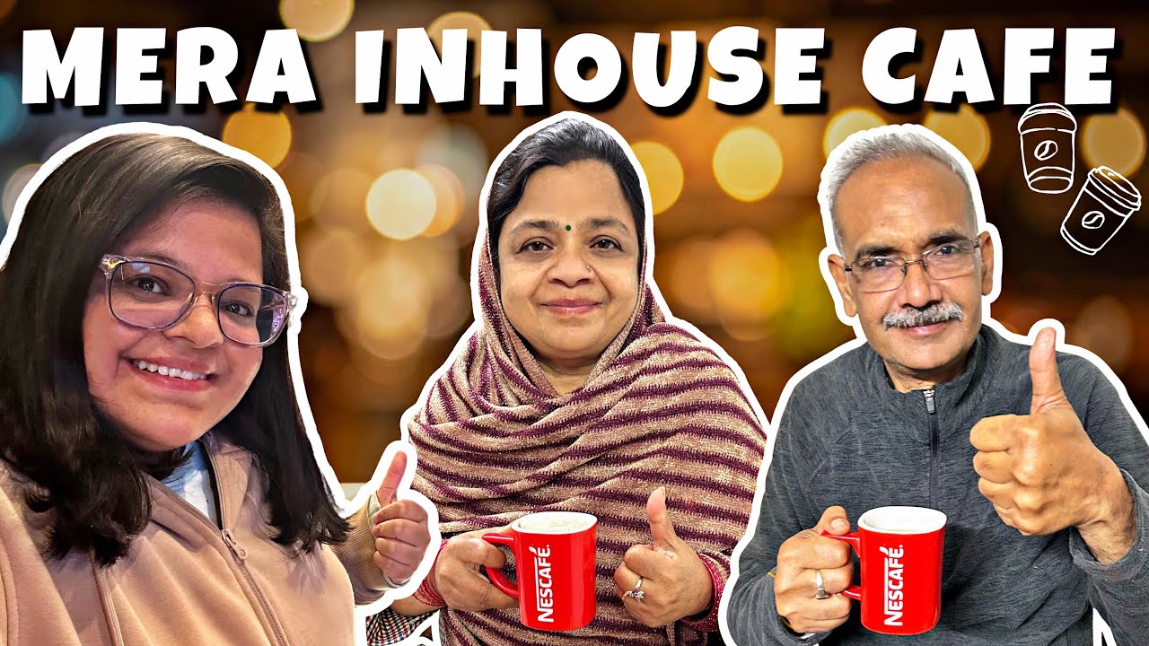Mera Inhouse Cafe ☕ Humari coffee party or Mummy ki shopping 
