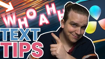 POWERFUL Resolve Text Tools for Shaky SCARED TITLES!