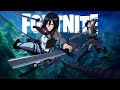 Eren jaeger enters fortnite with odm gear and thunder spears