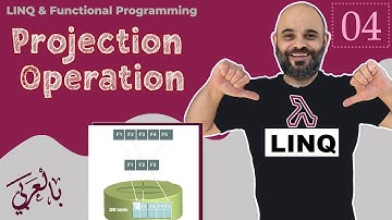 #004  Projection Operation [ شرح بالعربي ]  #linq #functionalprogramming  #projection