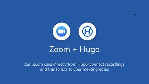 Integration demo Zoom