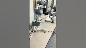 Cobots in action…first vacuum gripper program #universalrobots