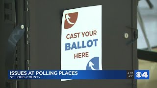 Missouri primary marred by equipment problems, car crash