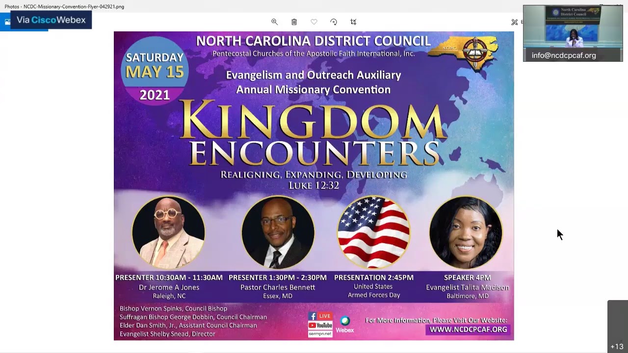 North Carolina District Council Live Stream