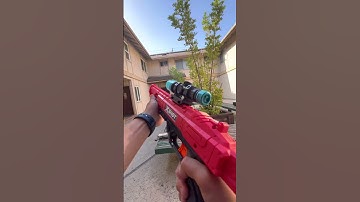 Shooting a pump action shotgun sniper (x shot hawk eye royal edition)