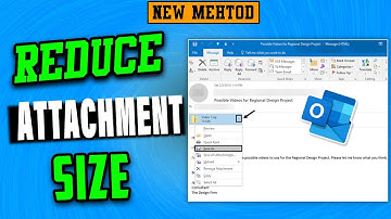 Reduce attachment size to send large files with Outlook (2025)