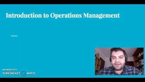 HSC Business Studies Operations: Introduction to Operations Management