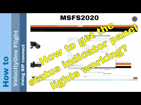 Flight Simulator 2020- How to - Velocity One Flight - Using sip connect