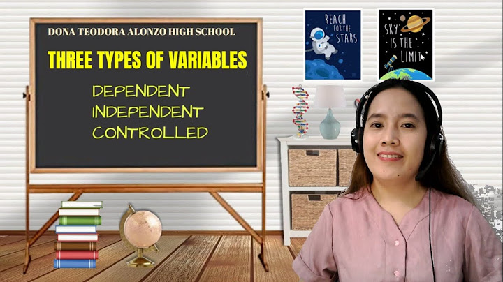 What are the special types of variables?