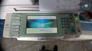 Update Firware Ricoh MP4001/5001/5002/4002 khi Scan bị báo lỗi như hình.