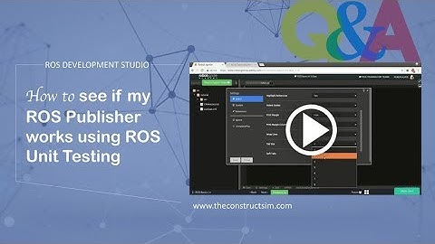 [ROS Q&A] 098 - How to see if my ROS Publisher works using ROS Unit Testing