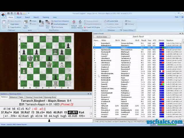 Chess database searches for annotated games (ChessBase Tip #0004) 