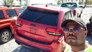 I FOUND A JEEP GRAND CHEROKEE TRACKHAWK AT COPART! *THINK IT'S REBUILDABLE?*