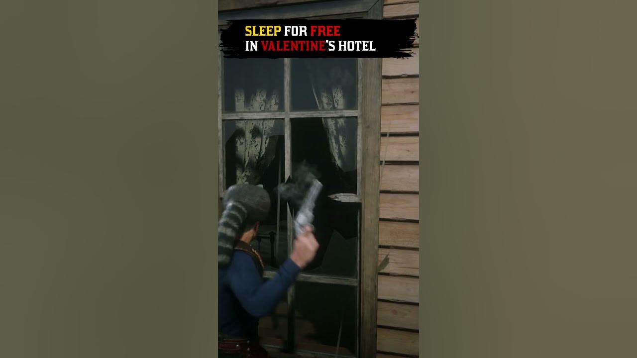 RDR2 How to Sleep for Free in Valentine's Hotel shorts rdr2shorts