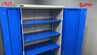 Tủ đồ nghề 2 cánh 5 ngăn ALLY QT-HC08, kích thước: 1000x520x1850mm