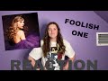 Foolish One Taylor Swift Reaction Speak Now Vault Track mp3
