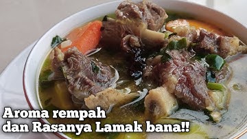 Sup iga sapi || Sup tulang sapi khas Padang  || Rahasianya ada pada kuahnya!!