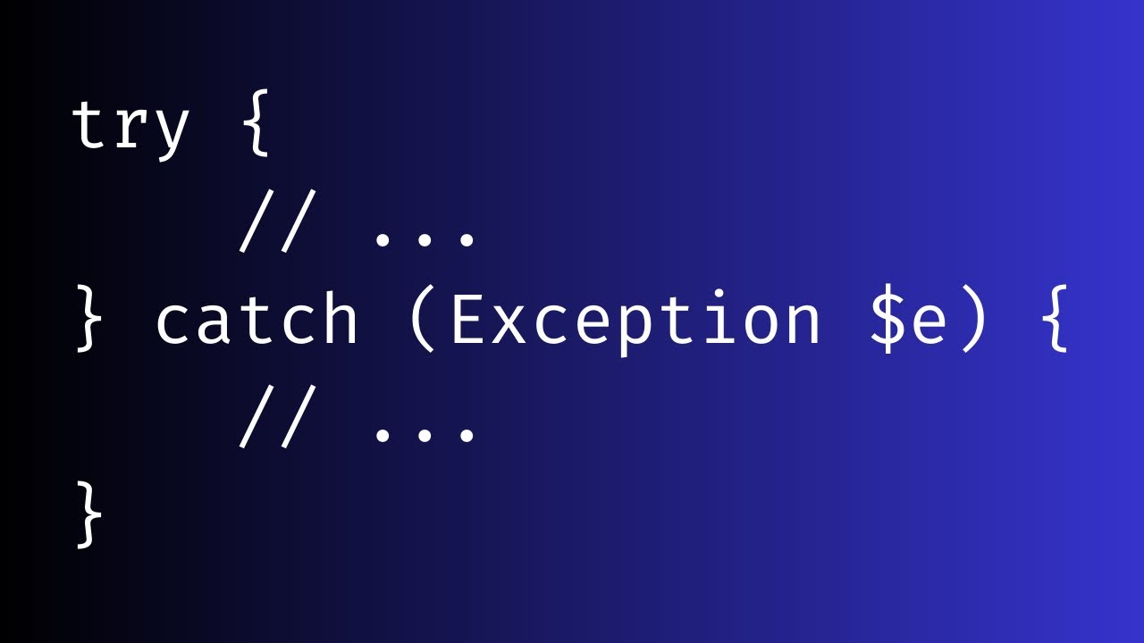 Laravel Exceptions: How to Catch, Handle and Create Your Own