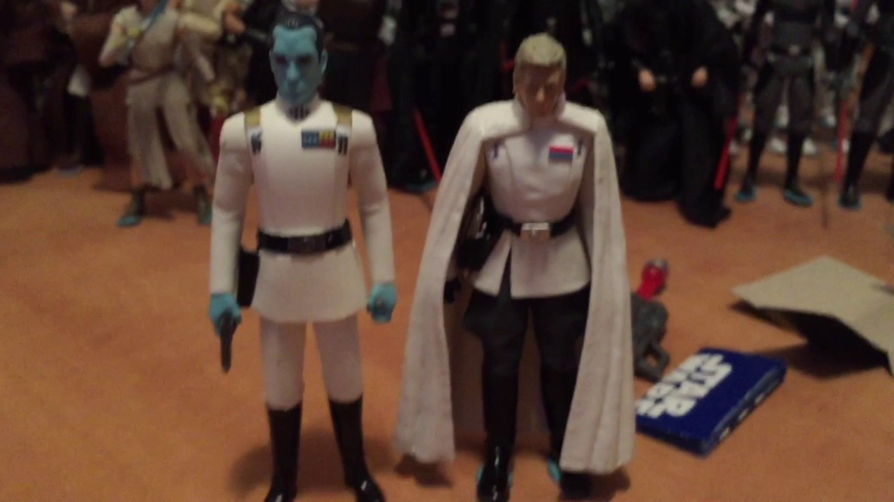 Grand Admiral Thrawn Figure Review Youtube - roblox grand admiral thrawn