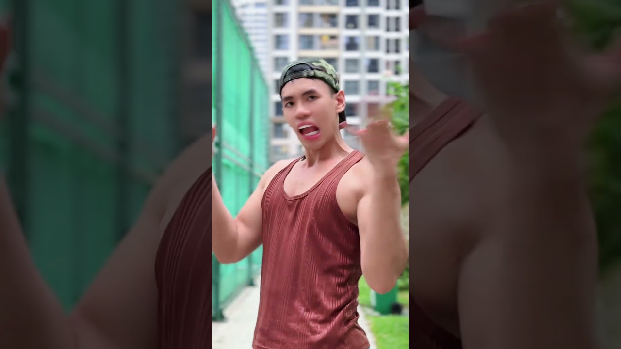 Big Guy Teaches This Arrogant Couple a Lesson! #comedy #funny @nam.phuong.official