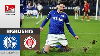 Schalke’s Magic! | FC Schalke 04 - FC St. Pauli 3-1 | Highlights | MD 24 - Bundesliga 2 2023/24