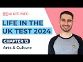Arts and culture chapter 13 life in the uk test 2024 