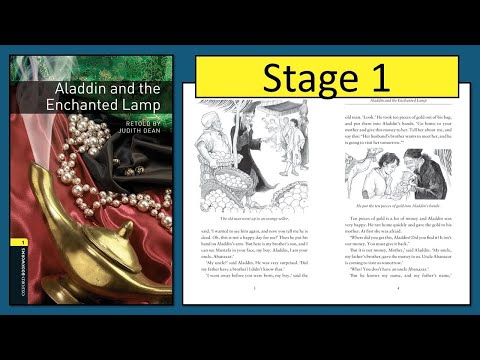 Learning English though story ⭐️ Aladdin and the Enchanted Lamp  Fantasy & Horror  Bookworms Stage 1