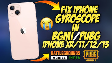 🔥FIXED iPhone Gyroscope 100% in BGMI PUBGM | Gyroscope Not Working Problem Solved