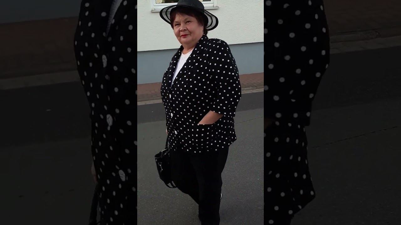 Mode für korpulente Damen 60+   1.Hose und Blazer  elegant