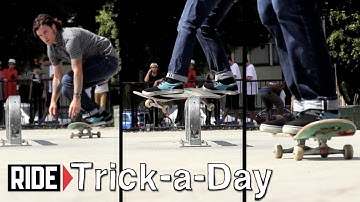 How-To Skateboarding - Frontside Feeble Grind with Josh Harmony