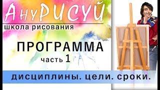 Школа рисования АНУРИСУЙ! 1 часть. Обзор, цели и сроки программы рисования! Школа рисования АНУРИСУЙ! 1 часть. Обзор, цели и сроки программы рисования!