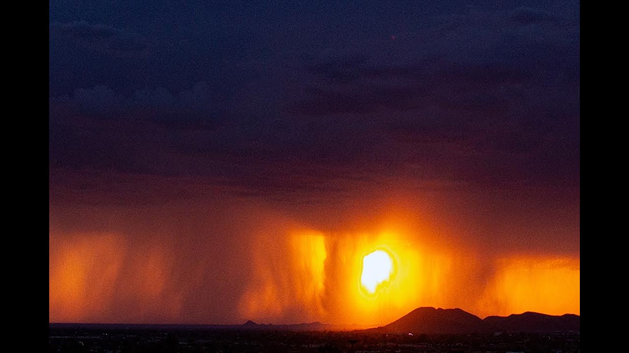 The Sunset Distorted by Rain - Timelapse using CANON EOS X7i - 2024/07/21