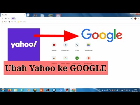 Cara Mengubah Mesin Pencarian Yahoo ke Google 100% Work