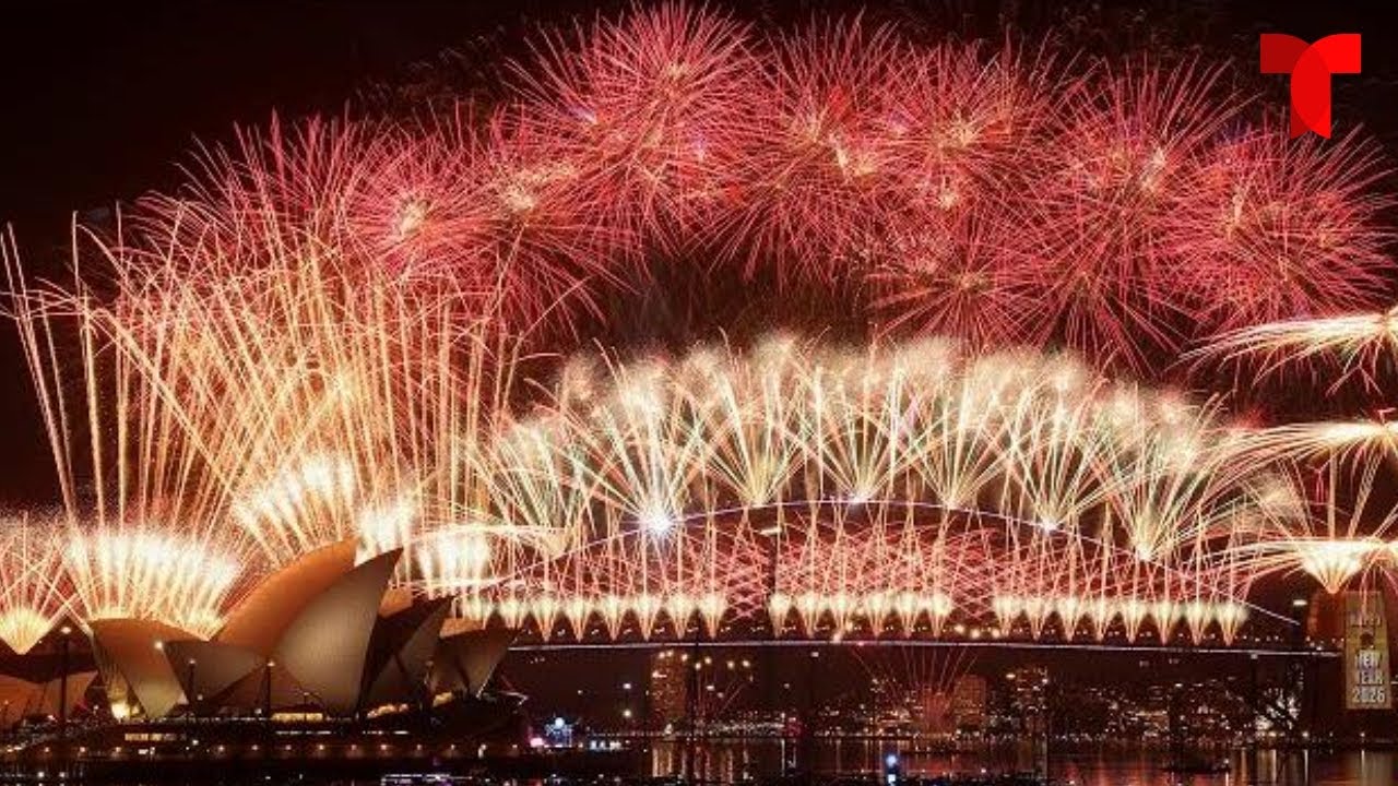 Australia da la bienvenida al 2026 con un espectáculo de fuegos artificiales