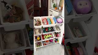 A must-have toy storage rack for families with children. Good-looking and classified storage. Cl