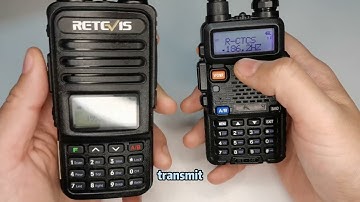 How to scan CTCSSDCS tone on Retevis RT5R and RT85