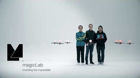 MagicLab 24 Drone Flight Drones Fly In Formation